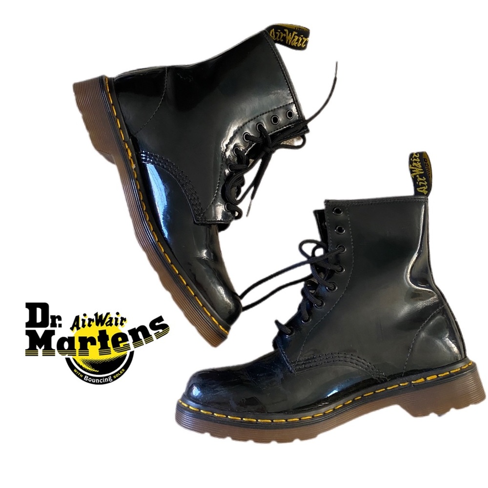 Dr Martens Patent Leather Boots